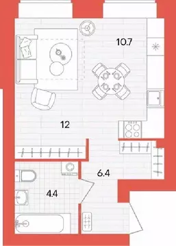 1-к кв. Пензенская область, Пензенский район, Мичуринский сельсовет, ...