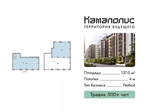 Помещение свободного назначения в Пермский край, Пермь ул. ...