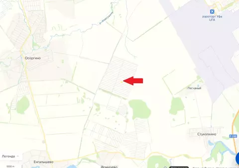Участок в Башкортостан, Уфимский район, Булгаковский сельсовет, ...