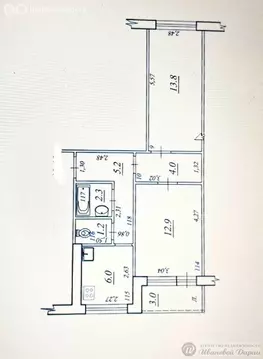 2-комнатная квартира: Самара, улица Георгия Димитрова, 11 (48.2 м)