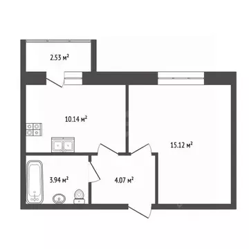 1-к кв. Ярославская область, Ярославский муниципальный округ, пос. ...