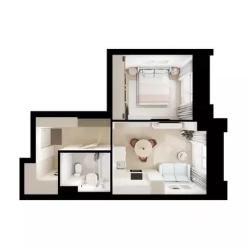 1-к кв. Москва Середневский Лес жилой комплекс, 2.1.5 (34.1 м)