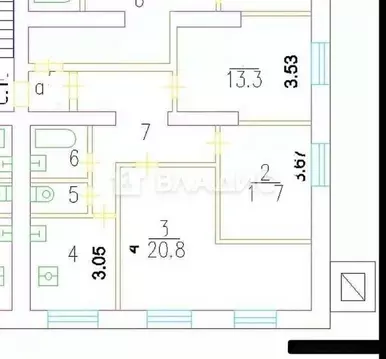 Студия Москва 3-я Магистральная ул., 20Б (12.8 м)