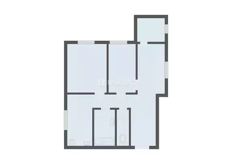 3-к кв. Тульская область, Донской Шахтерский мкр, Клубный пер., 5 ...