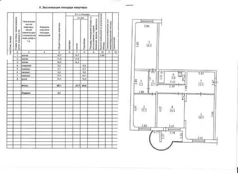3-к кв. Саха (Якутия), Якутск ул. Пояркова, 23 (91.0 м)