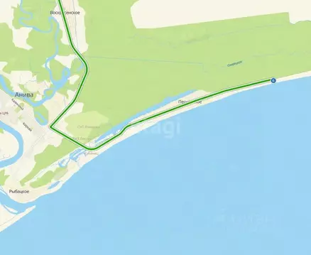 Участок в Сахалинская область, Анивский городской округ, с. Песчанское ...