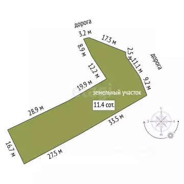 Участок в Тюменская область, Тюменский муниципальный округ, д. ...