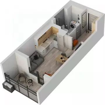 1-к кв. Татарстан, Набережные Челны ул. Карманова, 45 (26.5 м)