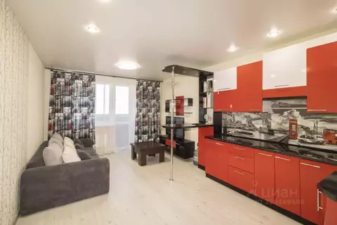 Студия Тюменская область, Тюмень ул. Дмитрия Менделеева, 2 (30.7 м)