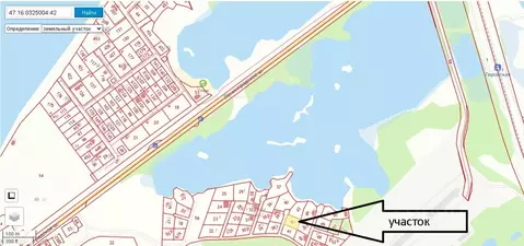 Участок в Ленинградская область, Кировский район, Павловское городское ...