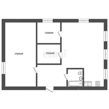 Дом в Пермский край, Чернушка Депутатская ул. (48 м)