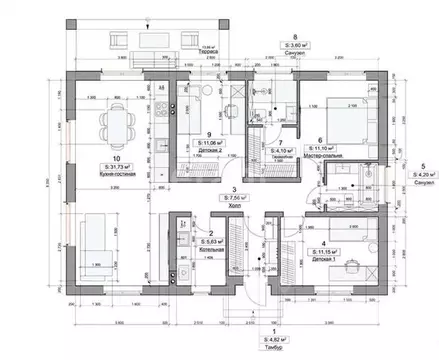 Дом в Курская область, Курск Северный жилрайон,  (107 м)