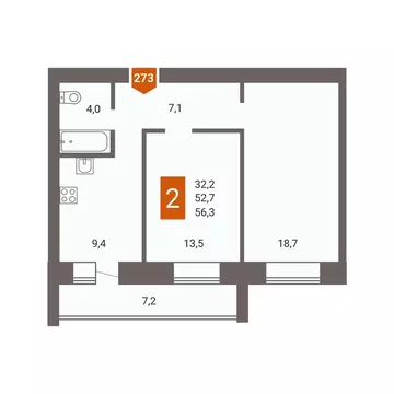 2-к кв. Забайкальский край, Чита пос. Текстильщиков, 3-й мкр, 21 (56.9 ...