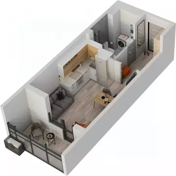 1-к кв. Татарстан, Набережные Челны ул. Карманова, 45 (26.5 м)