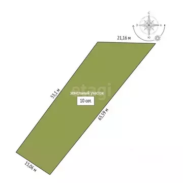 Участок в Амурская область, Благовещенский район, с. Чигири, Колос СТ  ...