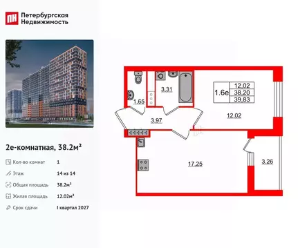 1-к кв. Ленинградская область, Всеволожский район, Свердловское ...