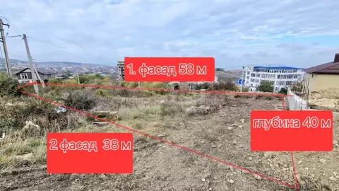 Участок в Краснодарский край, Анапа муниципальный округ, с. Супсех ул. ...