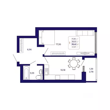 1-к кв. Башкортостан, Уфа Затон-Восточный жилрайон, Паруса жилой ...