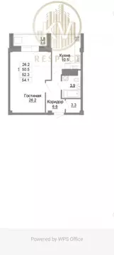 1-к кв. Ставропольский край, Ессентуки Октябрьская ул., 8 (50.7 м)