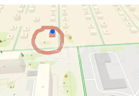 Участок в Новосибирск, Волховская улица (6.65 м)