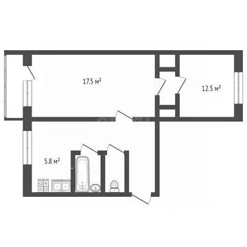 2-к кв. Севастополь, Севастополь, Балаклава г. ул. Герасима Рубцова, ...