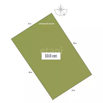 Участок в село Кызыл-Озек, Майминская улица (10 м)