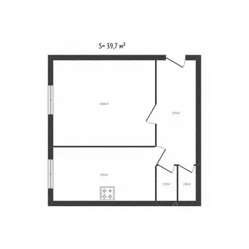 1-к кв. Брянская область, Жуковский муниципальный округ, пос. Латыши ...