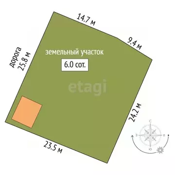 Дом в Челябинская область, Челябинск Дружба садовое товарищество, 446 ...