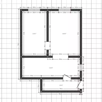 Дом в Рачеевка, Центральная улица (42 м)