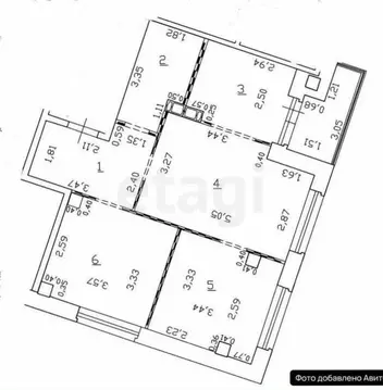 3-комнатная квартира: Абакан, улица Генерала Тихонова, 8 (68 м)