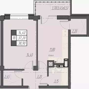 1-к кв. Ставропольский край, Пятигорск Новопятигорск мкр, Курортный ...