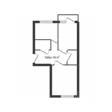 2-к кв. Брянская область, Брянск ул. Володарского, 70 (46.0 м)