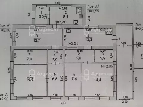 Дом в Волгоградская область, Волгоград Дар-Гора жилрайон, ул. Имени ...