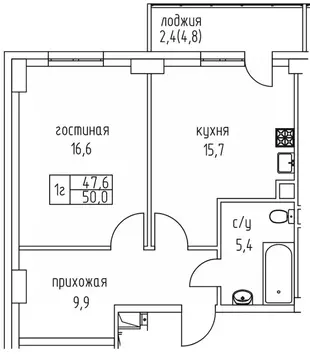 1-к кв. Саха (Якутия), Якутск просп. Михаила Николаева, 3к5А (50.0 м)