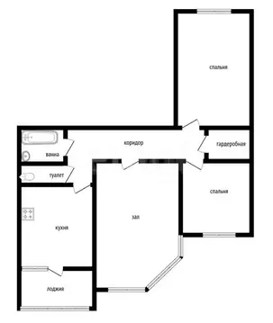 3-комнатная квартира: Оренбург, Салмышская улица, 43/2 (76.5 м)