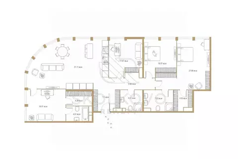 3-к кв. Москва Дружинниковская ул., 15А (175.0 м)