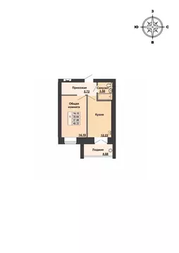 1-к кв. Марий Эл, Медведевский район, Руэмское с/пос, пос. Руэм ул. ...