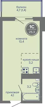 Студия Пермский край, Пермь ш. Космонавтов, 309Ак1 (25.3 м)