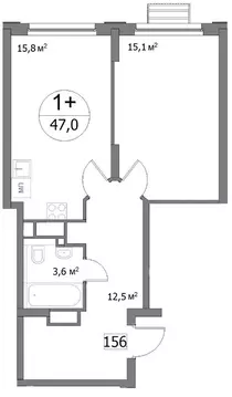 1-к кв. Нижегородская область, Нижний Новгород ул. Сергея Акимова, 50 ...