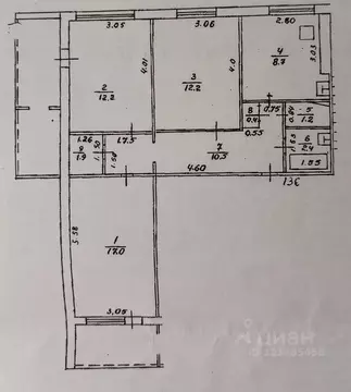 3-к кв. Башкортостан, Уфа ул. Юрия Гагарина, 35 (73.0 м)