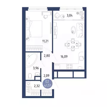 1-к кв. Рязанская область, Рязанский муниципальный округ, с. Дядьково ...