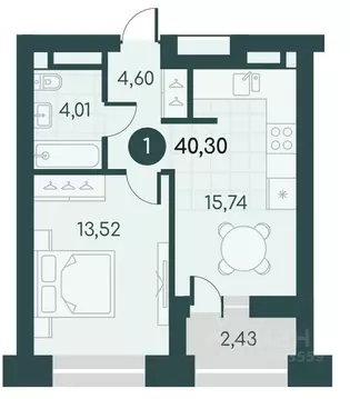 1-к кв. Курганская область, Курган Малиновые высоты жилой комплекс ...