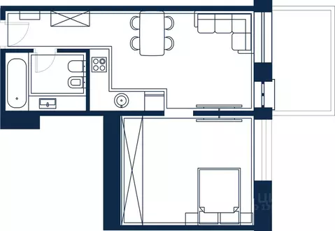 1-к кв. Краснодарский край, Сочи Адлер жилрайон, Курортный Городок ...