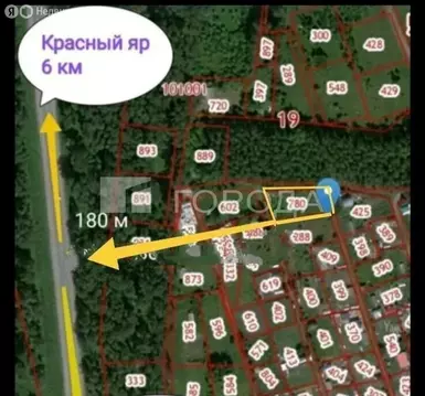 Участок в Станционный сельсовет, ДНП Лесные Дачи (7 м)