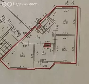 3-комнатная квартира: Санкт-Петербург, Богатырский проспект, 48к1 (76 ...