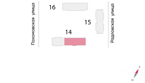 Студия Санкт-Петербург Ручьи жилой комплекс (20.5 м)