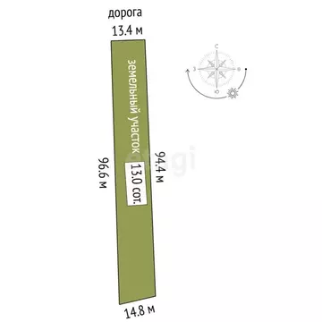 Участок в Тюменская область, Нижнетавдинский муниципальный округ, с. ...