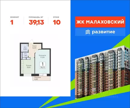 1-к кв. Московская область, Раменский муниципальный округ, Родники пгт ...