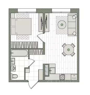 2-к кв. Кировская область, Киров бул. Прибрежный, 6 (39.4 м)