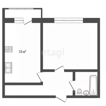 1-к кв. Владимирская область, Муром Кленовая ул., 3к4 (28.8 м)